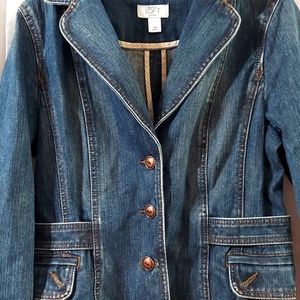 Ann Taylor Loft Jean jacket. Great for winter